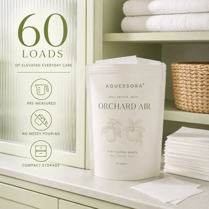 Aquessora® Orchard Air 3-in-1 Laundry Sheets – Pear &amp; Green Apple