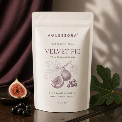 Aquessora® Velvet Fig 3-in-1 Laundry Sheets – Fig &amp; Blackcurrant